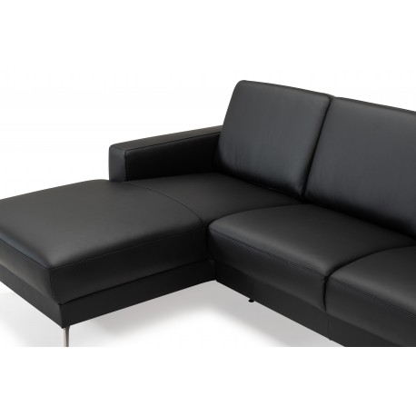 Lodbjerg Læder Chaiselong sofa Venstrevendt