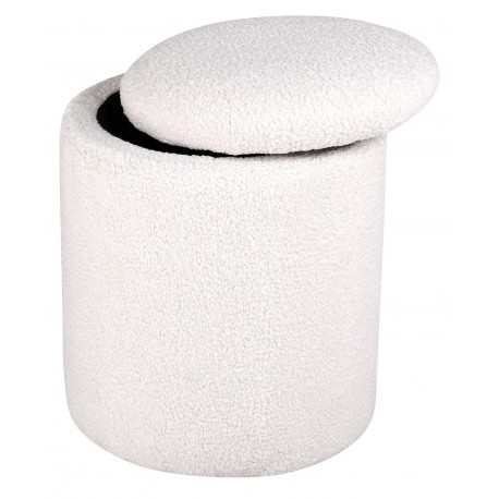 Limpen Skammel Ø32-cm Hvid