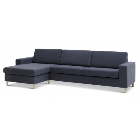 Thomas vendbar XL chaiselongsofa 308cm - Lysegrå