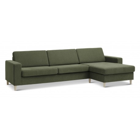 Thomas vendbar XL chaiselongsofa 308cm - Lysegrå