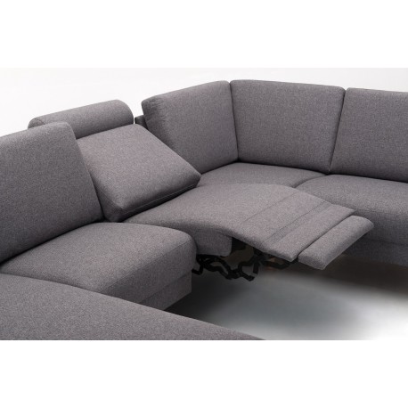 Hjort knudsen NIO U-sofa semianilin læder venstrevendt