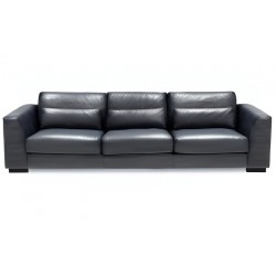 Skive 3 pers lædersofa