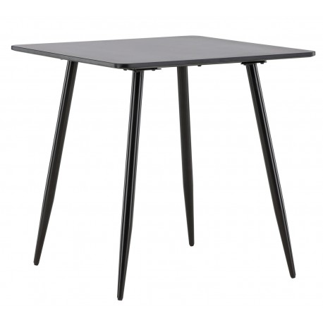 Polar Spisebord 75 x 75cm - Sort