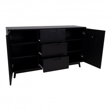 Copenhagen Skænk 150 cm Sort - Udstillingsmodel