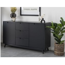 Copenhagen Skænk 150 cm Sort - Udstillingsmodel