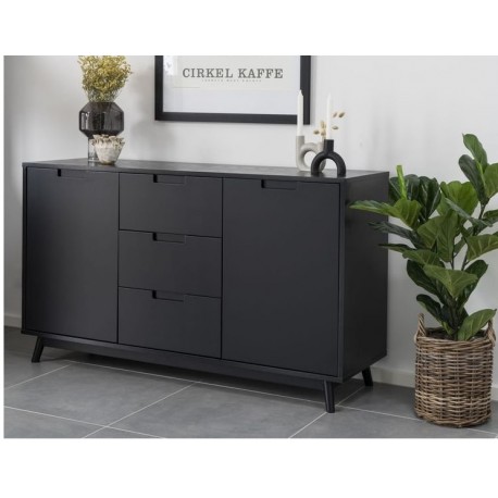 Copenhagen Skænk 150 cm Sort - Udstillingsmodel