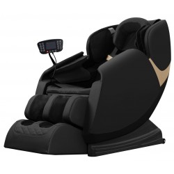 SOLARIA Massagestol med Varmefunktion - Sort / Guld