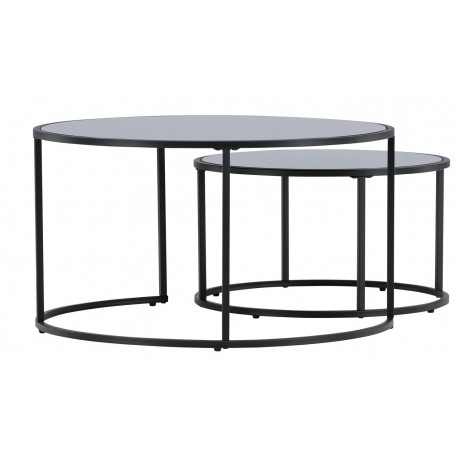 Twin Sofabordsæt - Sort