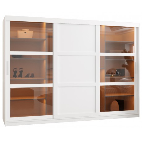 Dome 250 Garderobeskab H200xB250 - Hvid