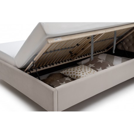 Dobbeltseng LA MAISON 160x200 - Beige