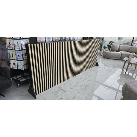 Akustisk Skillevæg med fod – 320 x 120 cm