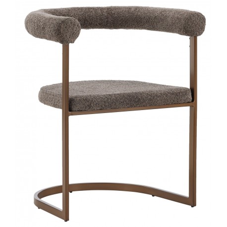 Morgen Spisebordsstol med armlæn - Brun