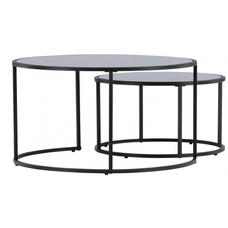 Twin Sofabordsæt - Sort