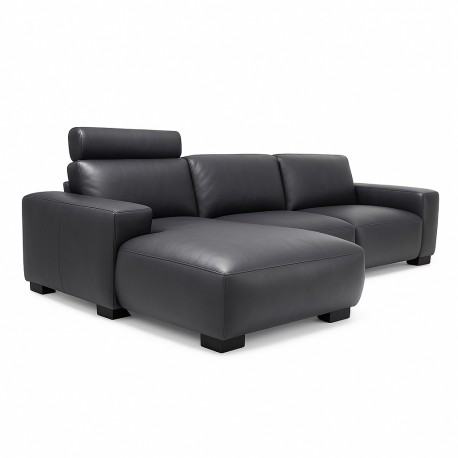 Hjort Knudsen Aarhus Chaiselong lædersofa