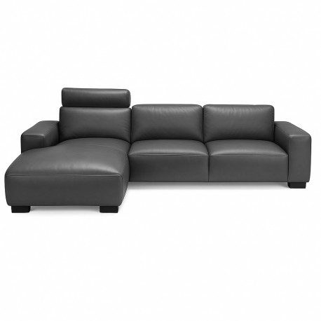 Hjort Knudsen Aarhus Chaiselong lædersofa