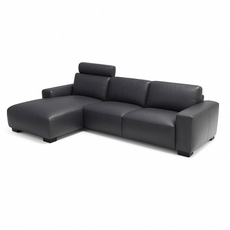 Hjort Knudsen Aarhus Chaiselong lædersofa