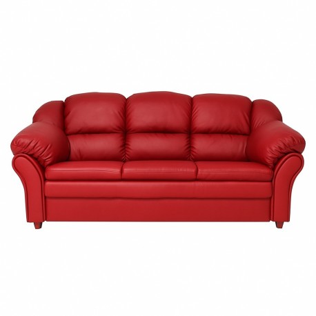 Tønder rød 3 pers. sofa