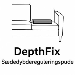 DepthFix Sædedybdereguleringspude - Sædeforkorter