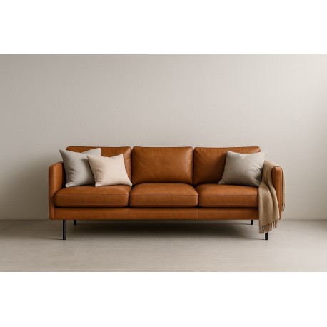 Hjort Knudsen Glostrup lædersofa