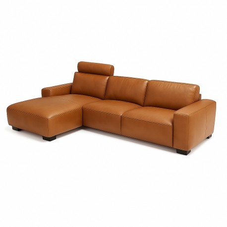 Hjort Knudsen Aarhus Chaiselong lædersofa