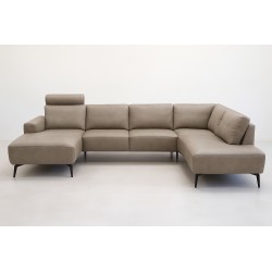 Hjort Knudsen Copenhagen Læder U-sofa - Venstrevendt