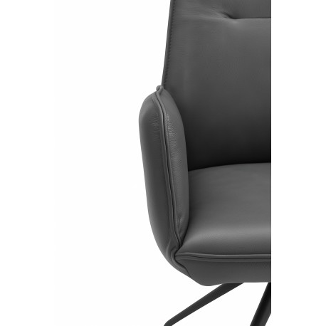 Hjort Knudsen Thisted spisebordsstol ægte læder