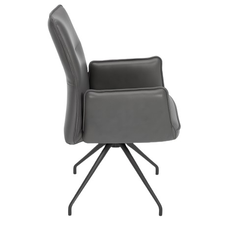 Hjort Knudsen Thisted spisebordsstol ægte læder