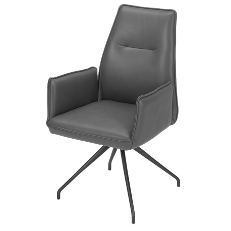 Hjort Knudsen Thisted spisebordsstol ægte læder