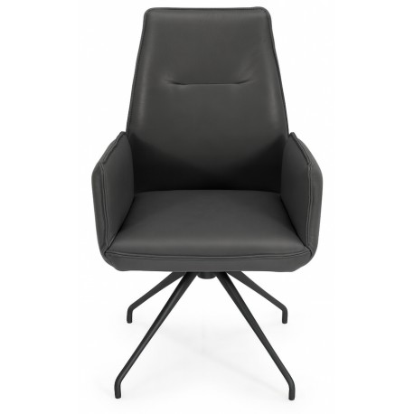 Hjort Knudsen Thisted spisebordsstol ægte læder