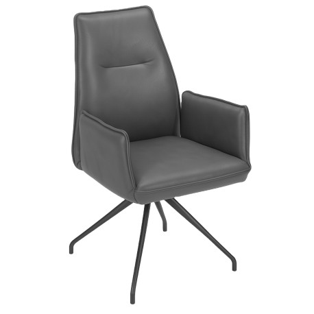 Hjort Knudsen Thisted spisebordsstol ægte læder