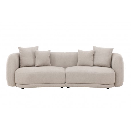 Cielo 3 personers sofa Beige boucle