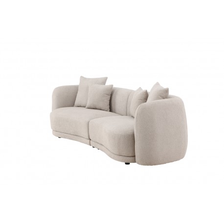 Cielo 3 personers sofa Beige boucle