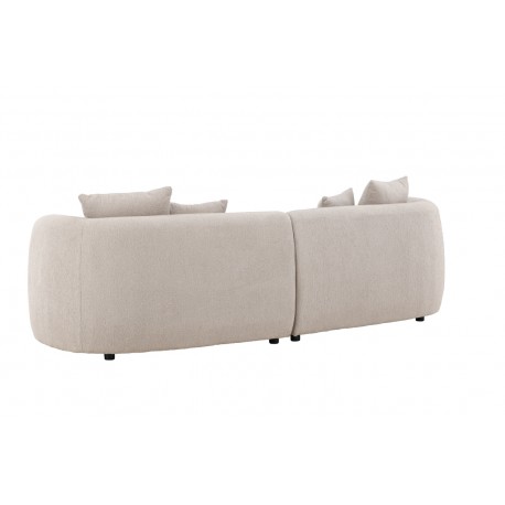 Cielo 3 personers sofa Beige boucle