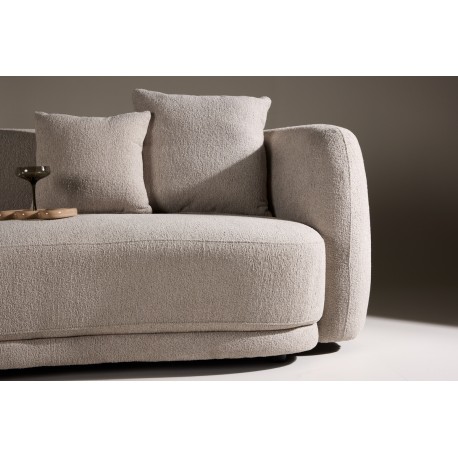 Cielo 3 personers sofa Beige boucle