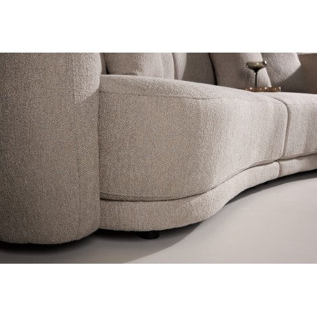 Cielo 3 personers sofa Beige boucle