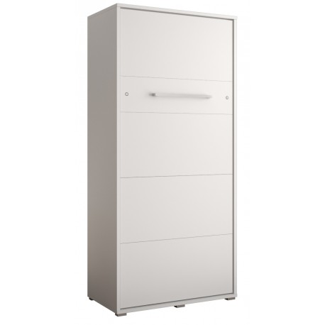 Skabsseng 90x200 cm – Nordica i Hvid med LED