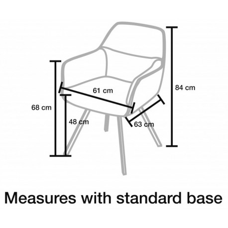 Hjort Knudsen Bornholm spisebordsstol Hvid ægte læder