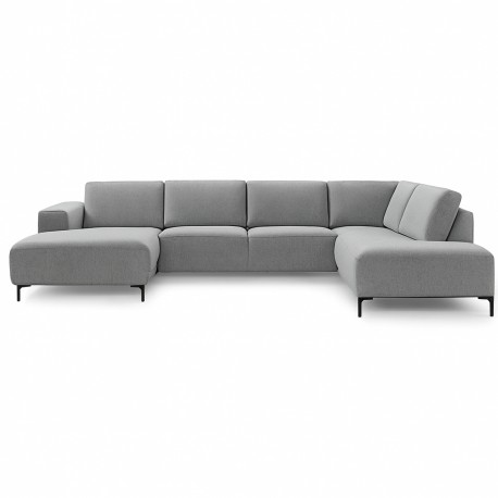 Hjort knudsen NIO U-sofa semianilin læder venstrevendt