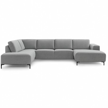 Hjort knudsen NIO U-sofa Grå stof venstrevendt