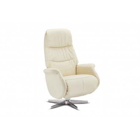 Delta Recliner Cream Læder