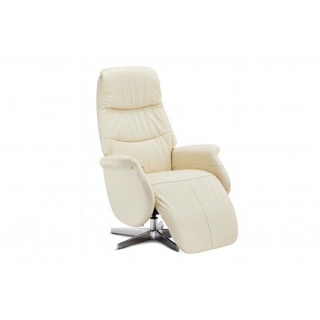 Delta Recliner Cream Læder