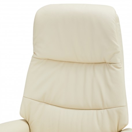 Delta Recliner Cream Læder