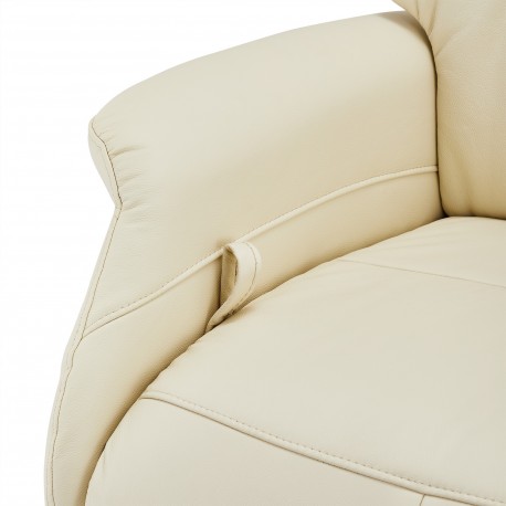 Delta Recliner Cream Læder