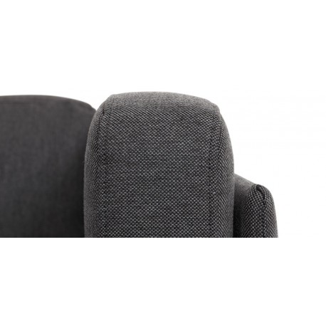 Elias loungesofa højrevendt - Koksgrå Inari 96