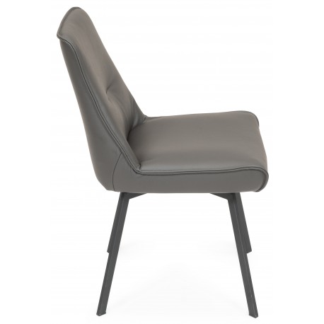 Hjort Knudsen Thisted spisebordsstol ægte læder