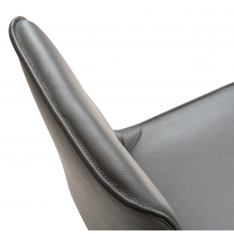 Hjort Knudsen Thisted spisebordsstol ægte læder