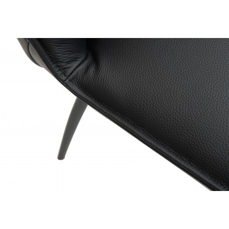 Hjort Knudsen Thisted spisebordsstol ægte læder