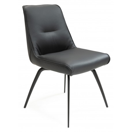 Hjort Knudsen Thisted spisebordsstol ægte læder