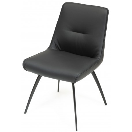 Hjort Knudsen Thisted spisebordsstol ægte læder