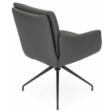 Hjort Knudsen Fredericia spisebordsstol ægte læder